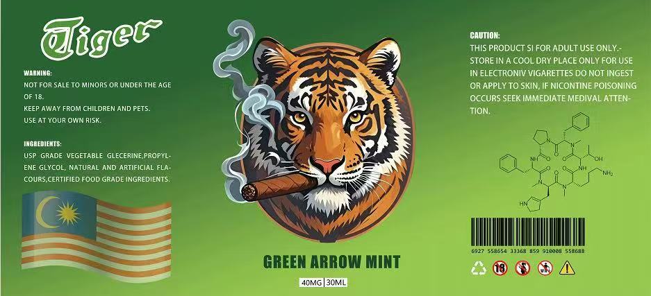 原裝正品 油老虎 電子煙煙油 老虎鹽 30ML/40MG 小煙 買五送一 2 油老虎