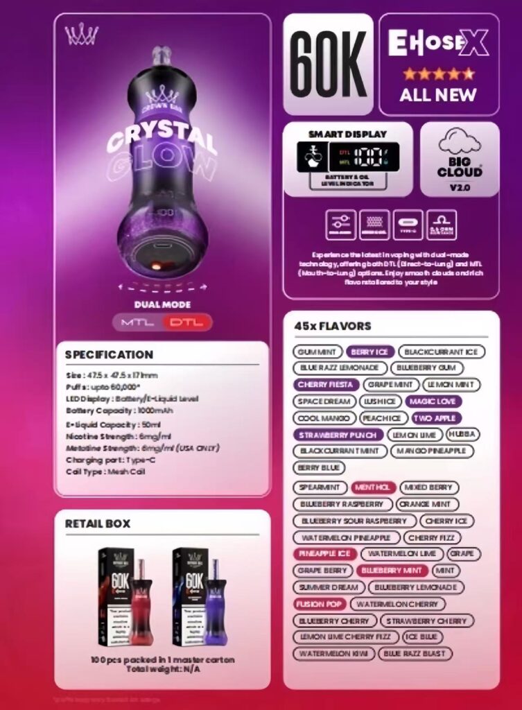 阿爾法赫水煙三代 60000口:超越極限,定義未來的拋棄式水煙體驗 4 阿爾法赫水煙